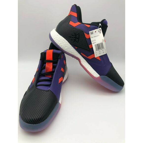 adidas T-Mac Millennium 2 Purple Red Fluo FX9711 Men’s Size 12 - Picture 15 of 16